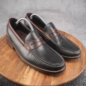 Sperry Top-Sider Essex Penny Loafer Mens 12 M Black Brown STS10201